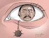 Cartoon: Ortega the vigilant dictator. (small) by Cartoonarcadio tagged ortega nicaragua dictatorship central america elections