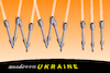 Cartoon: Putin missiles. (small) by Cartoonarcadio tagged putin,war,russia,ukraine,europe
