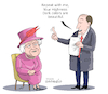 Cartoon: Queen Elizabeth and dark colors. (small) by Cartoonarcadio tagged queen elizabeth uk europe monarchy racism