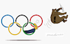 Cartoon: Russia expelled from games. (small) by Cartoonarcadio tagged russia olympic games sports drugs