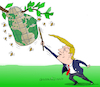 Cartoon: Trump the naughty. (small) by Cartoonarcadio tagged trump world syria russia iran north korea putin