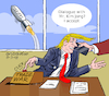 Cartoon: Trump to talk to Mr Kim Jong-un (small) by Cartoonarcadio tagged trump,kim,jong,un,north,korea,usa,nuclear,issue