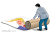Cartoon: TRUMPS POPULARITY IN FREE FALL (small) by Cartoonarcadio tagged trump,popularity,polls