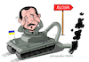 Cartoon: Without money for the war. (small) by Cartoonarcadio tagged war ukraine zelensky russia