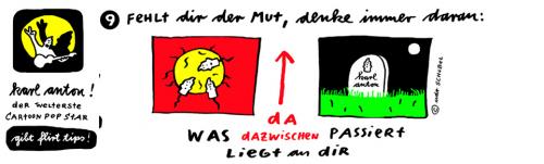 Cartoon: Karl-Anton FlirtTIPS9 (medium) by udoschoebel tagged flirttips,cartoon,popstar,udo,schöbel