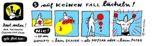Cartoon: Karl-Anton FlirtTIPS 5 (medium) by udoschoebel tagged flirttips,cartoon,popstar,udo,schöbel