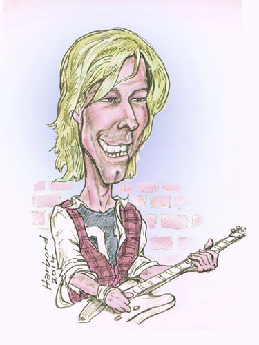Cartoon: Dave Gregg caricature (medium) by Harbord tagged dave,gregg,punk,guitarist,doa,vancouver