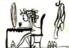 Cartoon: Offenbarung (small) by Any tagged frau,alltag,leben,alter