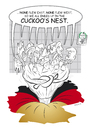 Cartoon: cuckoos nest (small) by toonwolf tagged unity,germany,anniversary,years,politics,einheit,deutschland,25,jahre,jubiläum,politik
