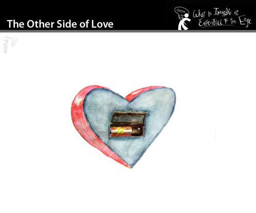 Cartoon: The Other Side of Love (medium) by PETRE tagged heart,batteries,power,work