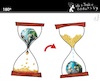 Cartoon: 180 degrees (small) by PETRE tagged ecology earth water extractivism