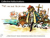 Cartoon: Collective Hallucinations (small) by PETRE tagged colombus america discovery
