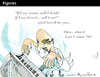 Cartoon: Figures (small) by PETRE tagged music,language,poetry
