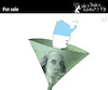 Cartoon: FOR SALE (small) by PETRE tagged argentina,milei,dollar,forsale,käuflich