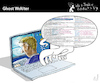 Cartoon: Ghost WrAIter (small) by PETRE tagged ai,ghostwriter,künstlicheintelligenz,schreiber