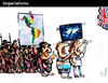 Cartoon: IMPERIALISMS (small) by PETRE tagged indigenous peoples war invasion america falklands argentina united kingdom