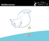 Cartoon: Mediterranean (small) by PETRE tagged immigration,dove,peace
