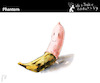 Cartoon: PHANTOM (small) by PETRE tagged banana,rubber,phantom,surrealism
