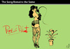 Cartoon: The Song Remains the Same (small) by PETRE tagged rock music sado maso sex plants bondage leather whip
