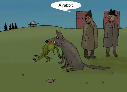 Cartoon: A rabbit (medium) by Hezz tagged rabbit,kanin