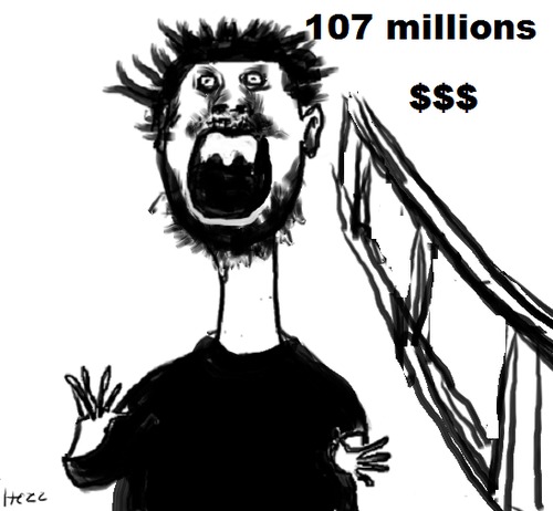 Cartoon: Buy munk (medium) by Hezz tagged skriet,shreie