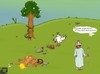 Cartoon: Egg-Tree (small) by Hezz tagged eden