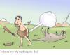 Cartoon: farthing (small) by Hezz tagged tyran rex