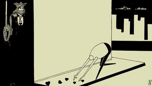 Cartoon: games (medium) by tetik tagged gambling