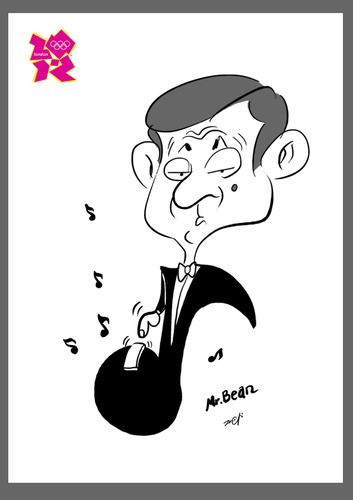 Cartoon: Mr Bean and Olympic 2012 (medium) by thinhpham tagged mr,bean,olympic,london,2012,zenchip,funny