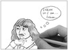 Cartoon: Existentialism (small) by andriesdevries tagged existentialism,descartes,philosophy