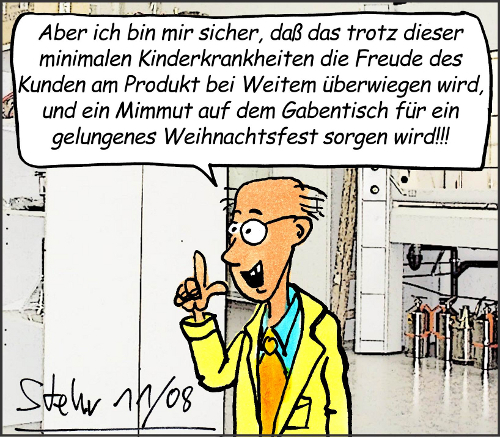 Cartoon: Mimmuts (medium) by Matthias Stehr tagged weihnachten,klonieren,gentechnik