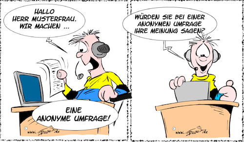 Anonyme Umfrage Anonyme Umfrage