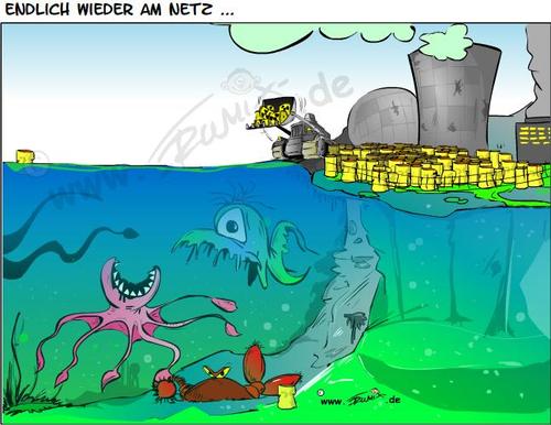 Cartoon: Fukushima reloaded (medium) by Trumix tagged fukushima,akw,sicherheit,reaktorsicherheit,atomenergie,fukushima,akw,sicherheit,reaktorsicherheit,atomenergie