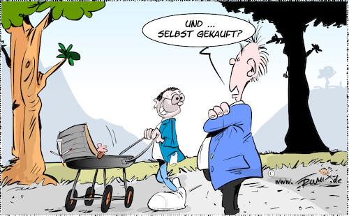 Cartoon: Leihmutterschaft (medium) by Trumix tagged spahn,leihmutterschaft,baby,cdu,spahn,leihmutterschaft,baby,cdu