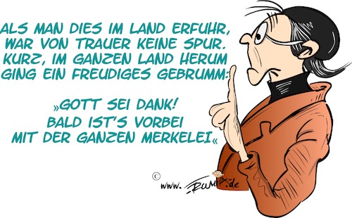 Cartoon: Merkel Rücktritt (medium) by Trumix tagged merkel,rücktritt,cdu,wahlen,hessen,bundesregierung,merkel,rücktritt,cdu,wahlen,hessen,bundesregierung