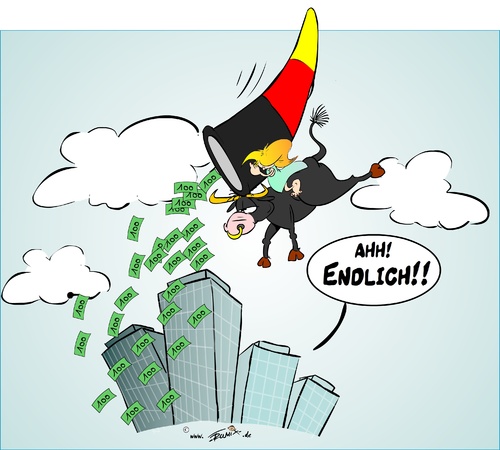 Cartoon: Unbegrenzte Anleihenkäufe (medium) by Trumix tagged ezb,europa,eurokrise,euro,trummix,aktien,börse,anleihenkäufe,unbegrenzte
