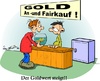 Cartoon: Der Goldwert steigt (small) by Trumix tagged aktienwert,börse,geld,gold,preis,trummix