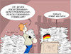 Cartoon: Migrationspolitik (small) by Trumix tagged buerokratieabbau,migrationspolitik,sozialsystem,einwanderung,rueckfuehrung,ampelregierung,wirschaffendas