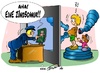 Cartoon: Sicherheitskontrollen (small) by Trumix tagged fluggesellschaften nacktscanner trummix airlines sicherheitsmassnahmen sicherheit flugzeug kontrolle security