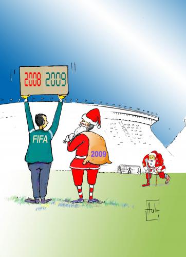 Cartoon: rotation (medium) by Hule tagged 2008