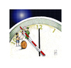 Cartoon: End of the world (small) by Hule tagged hapyy,new,year