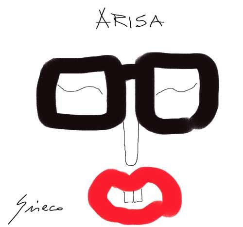 Cartoon: Arisa (medium) by Grieco tagged grieco,sanremo,arisa,cantante