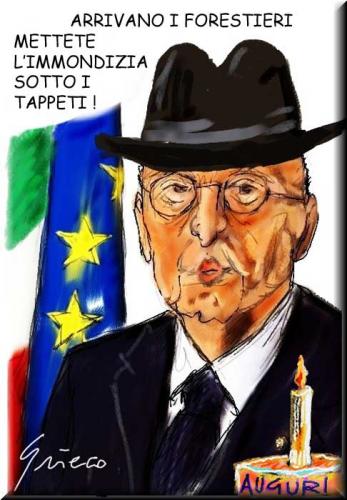 Cartoon: G8 (medium) by Grieco tagged grieco,napolitano,g8