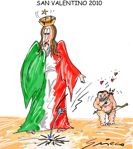 Cartoon: SAN VALENTINO (medium) by Grieco tagged grieco,sanvalentino,italia,amore