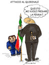 Cartoon: ATTACCO AL QUIRINALE (small) by Grieco tagged grieco,quirinale,napolitano,italia,satira,rocco