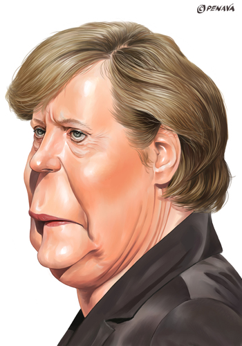 Cartoon: Angela Merkel (medium) by penava tagged angela,merkel,karikatur,caricature,angie,kanzlerin,chancellor,politikerin,politician,politics,bundeskanzlerin,kariaktur,karikaturen,angela merkel,politiker,bundeskanzlerin,angela,merkel