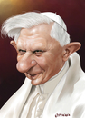 Cartoon: Benedikt XVI (small) by penava tagged karikatur caricature benedict benedikt papst pope katholisch catholic