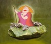 Cartoon: Frog Shepherdess (small) by Steve B tagged frogs shepherdess