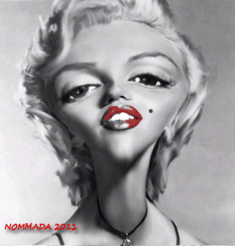 Cartoon: Marilyn (medium) by nommada tagged marilyn,monroe