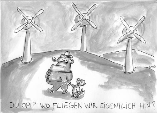 Cartoon: Wind (medium) by Tobias Schülert tagged wind,natur,